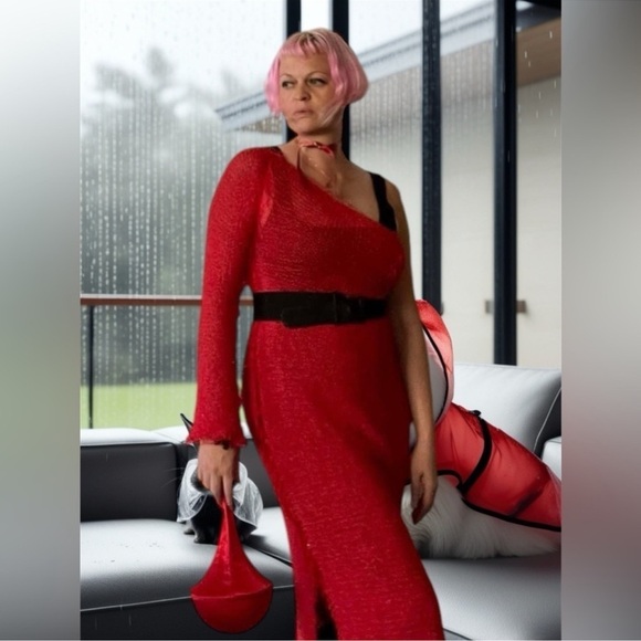 HANDCRAFTED very finely knit by hand which took 3 weeks daily to produce this - Picture 1 of 16